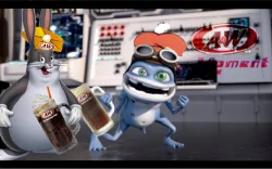 Big Chungus Crazy Frog Wholesome 100 A&W Moment.png