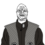 admin_6 bald button buttoned_shirt clothes glasses klaus_schwab looking_at_you no_stubble old sigil smile suit teeth variant:sidson vest // 1280x1280 // 100KB