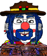 beard character:Vinluv clothes ear female giggly_goon_clown hat iv marge_moment stubble variant:gapejak variant:sidson // 1200x1418 // 992KB