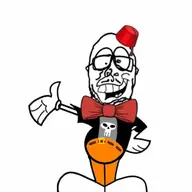 artist:nimepeino big_eyes bowtie cartoon fez subvariant:toonsid toon variant:sidson // 738x738 // 63KB