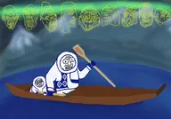 artist:scullybully baby blue cute Eskimo family Inuit Siberian subvariant:darwin wholesome // 1116x778 // 155KB