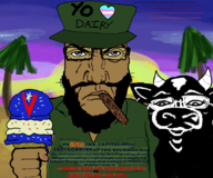 animal cigar cow cuba fidel_castro i_hate ice_cream punisher_face series:bovinesids subvariant:i_hate. subvariant:Sheila ubre_blanca variant:a24_slowburn_soyjak variant:sidson // 2286x1908 // 2.6MB