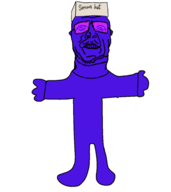 animated dance gif purple variant:sidson // 444x499 // 57KB