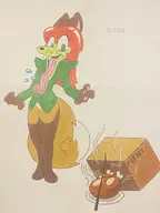 anthro anthropomorphic Artist:natt_daneclaw Averi_fiddlefox fox furry furry_girl Nas:Averi nas:son_of_the_mask // 4032x3024 // 1.8MB