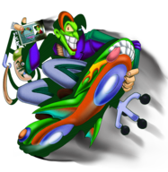 hoverboard id nas:son_of_the_mask parody pastiche sonic_riders sonic_the_hedgehog the_mask tim_avery // 2379x2445 // 6.7MB