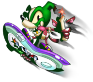 anthro anthropomorphic dog furry hoverboard nas:son_of_the_mask otis_avery parody pastiche sonic_riders sonic_the_hedgehog the_mask // 2180x1934 // 3.6MB
